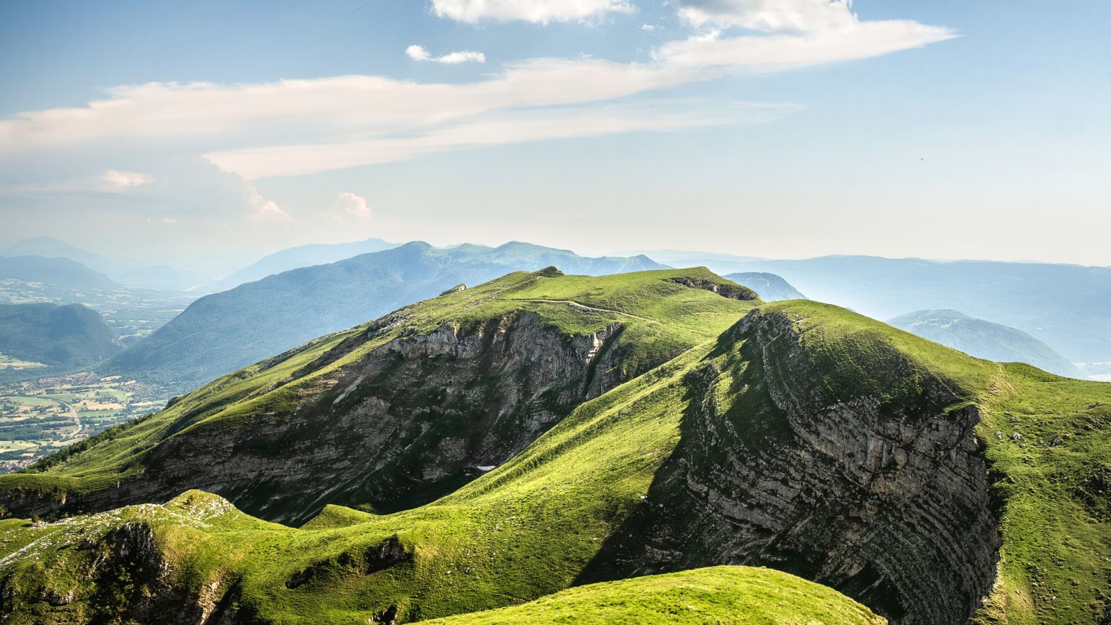 Panoramic View from the Reculet Summit, Jura Mountains