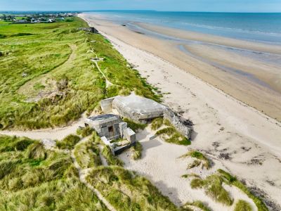 Sandy, quiet Utah Beach, famed for the D-Day landings, on the Normandy coast