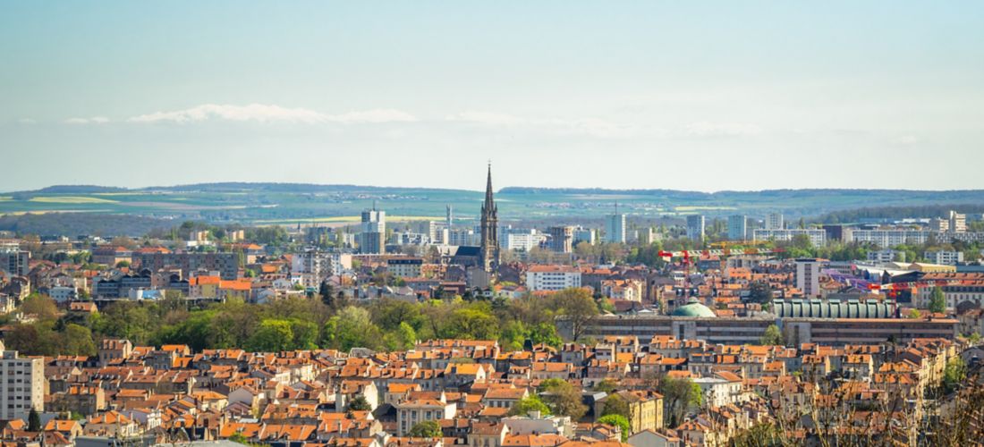 Panoramic View of Nancy from La Cure d'Air Park