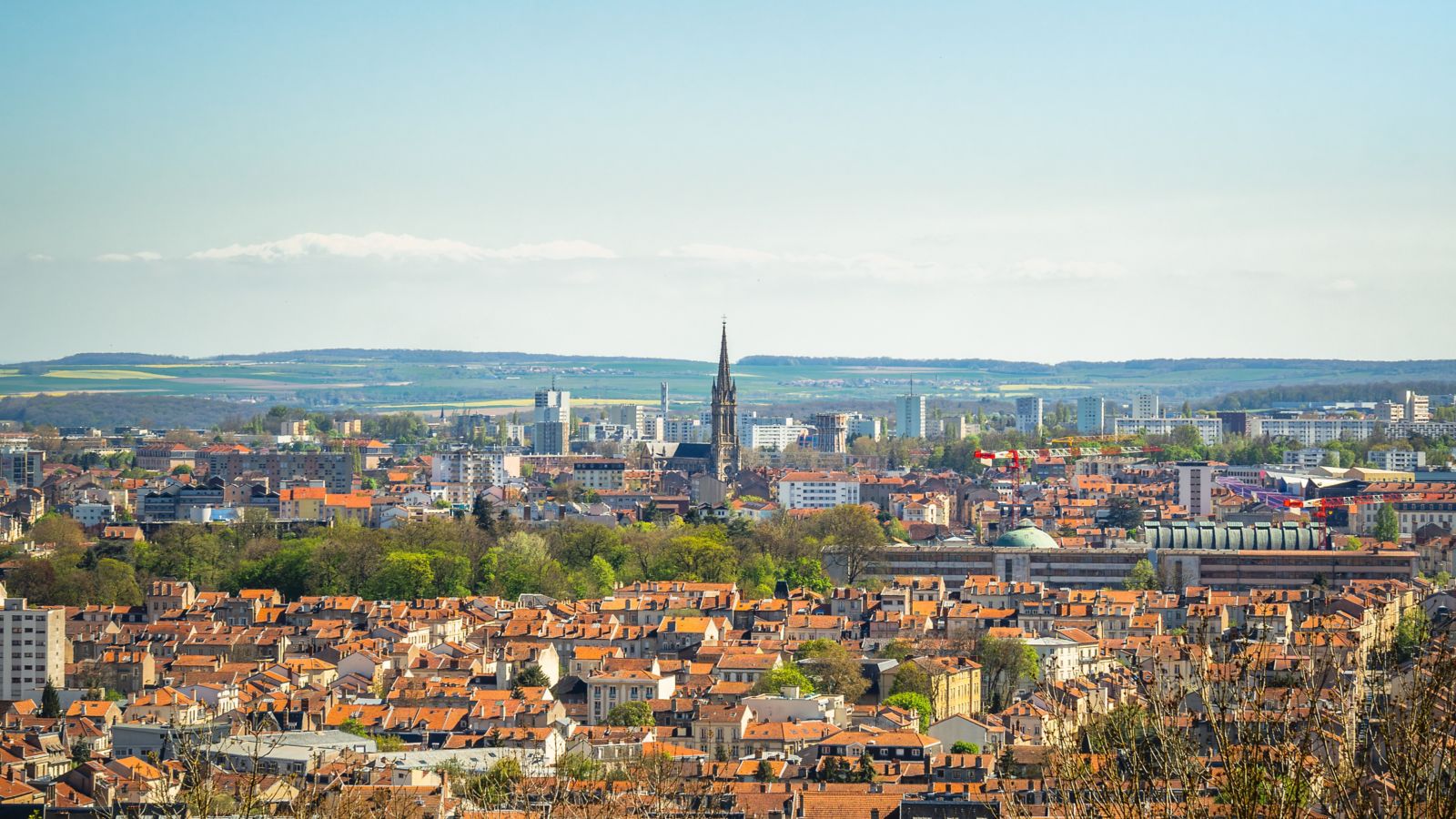 Panoramic View of Nancy from La Cure d'Air Park