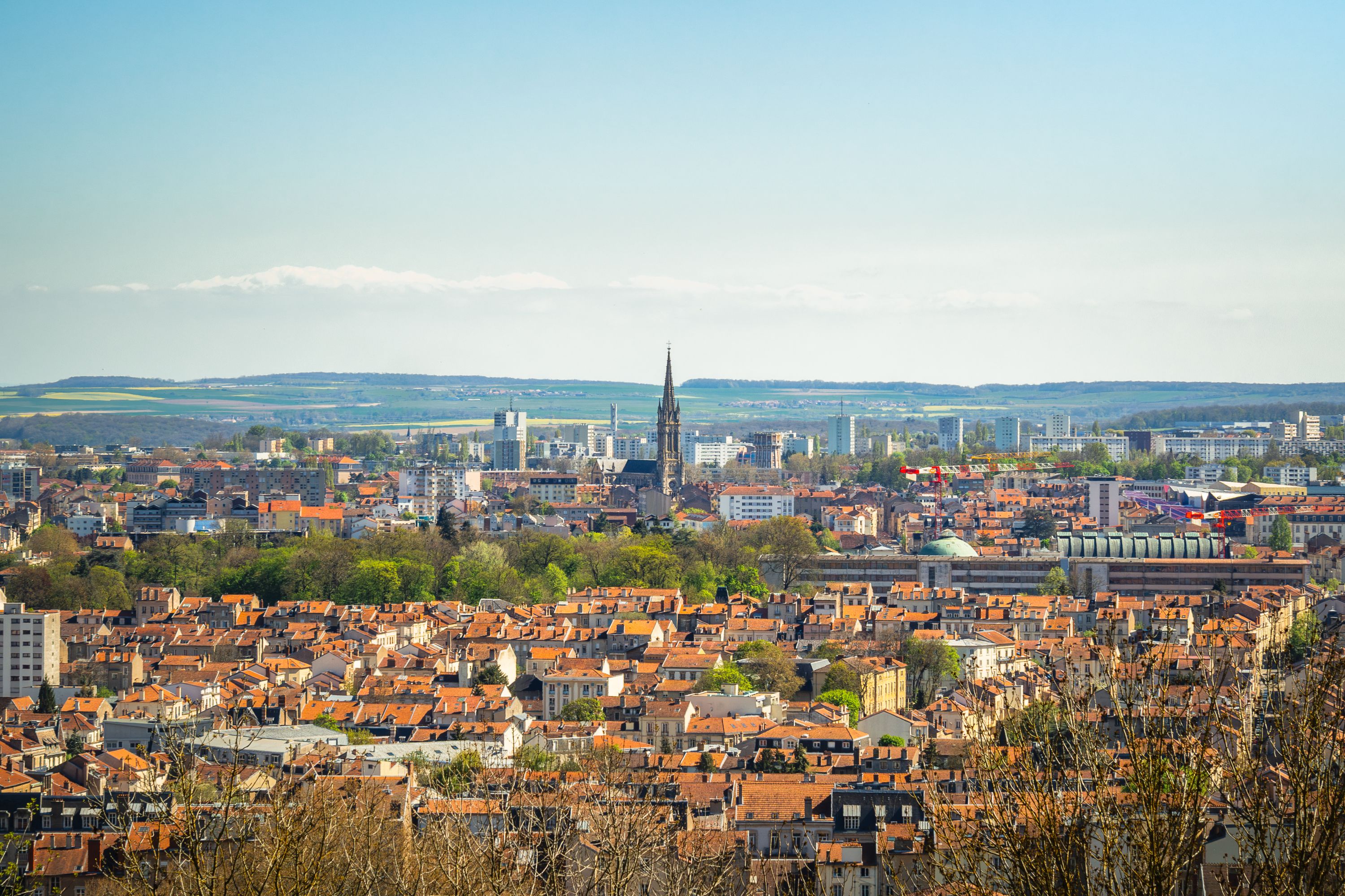 Panoramic View of Nancy from La Cure d'Air Park