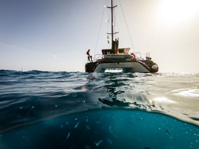 Sortie en couple sur un catamaran