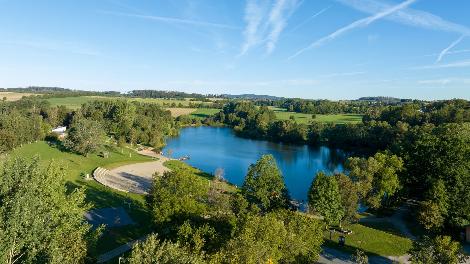 Serene Lake Views in Bad Steben, Bavaria