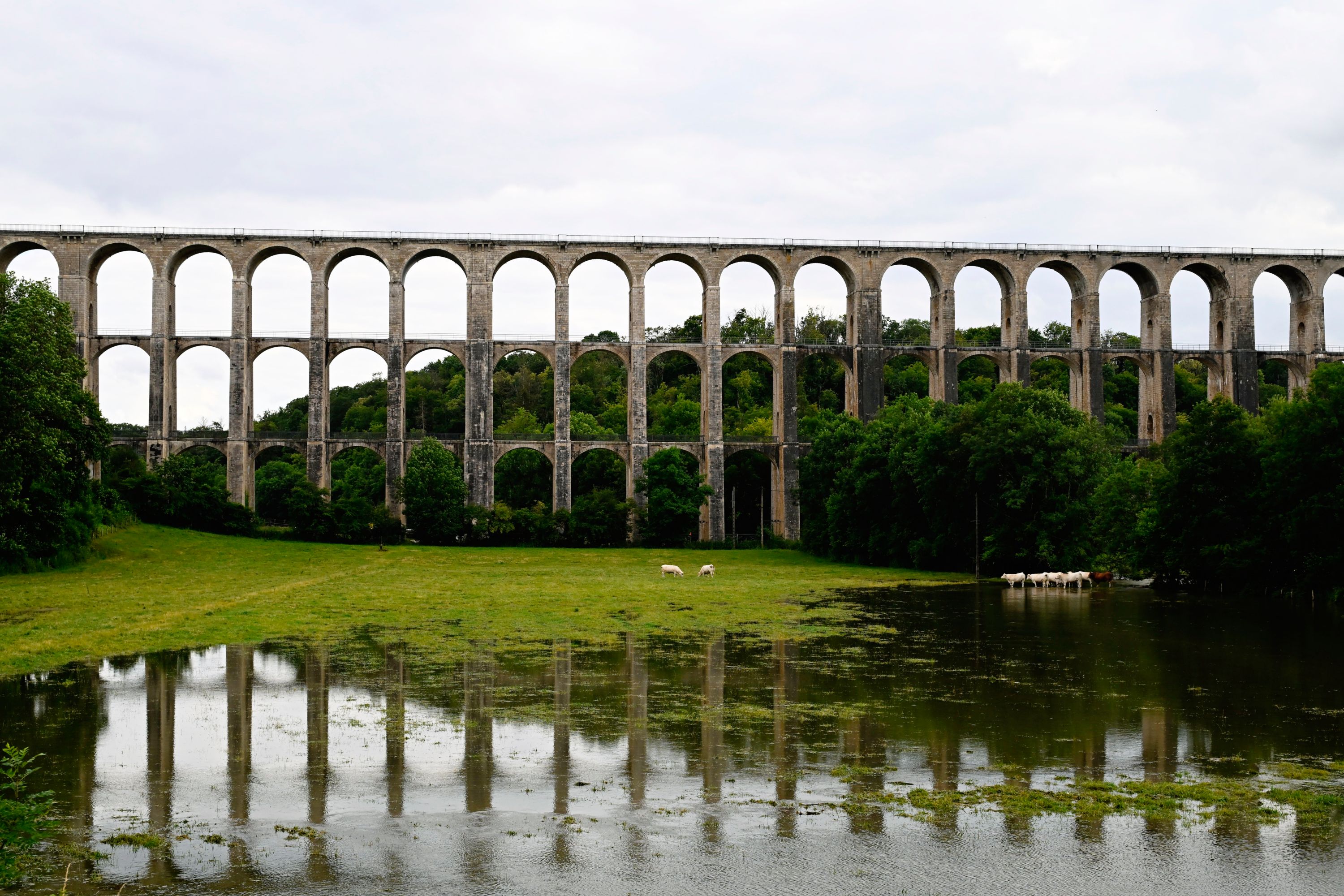 Chaumont Viaduct: Tranquility and Reflection