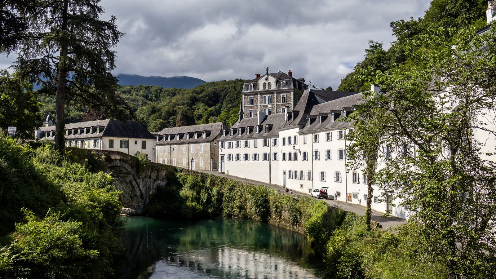 Riverside Serenity: Sanctuary of Notre-Dame de Betharram