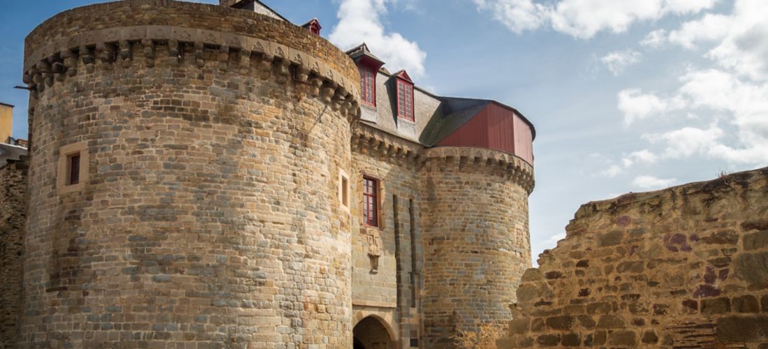 Medieval Portes Mordelaises in Rennes, Brittany, France