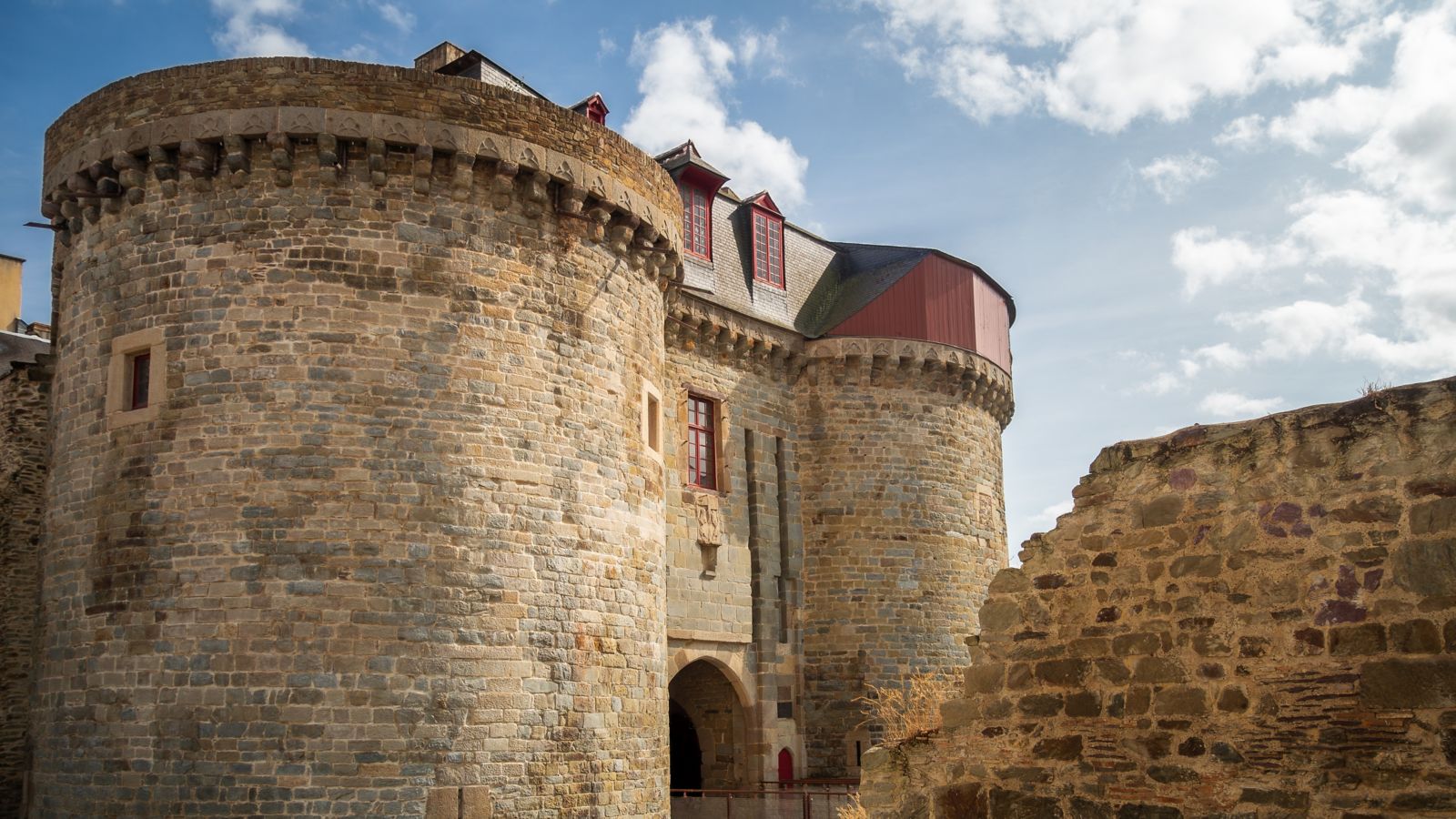 Medieval Portes Mordelaises in Rennes, Brittany, France