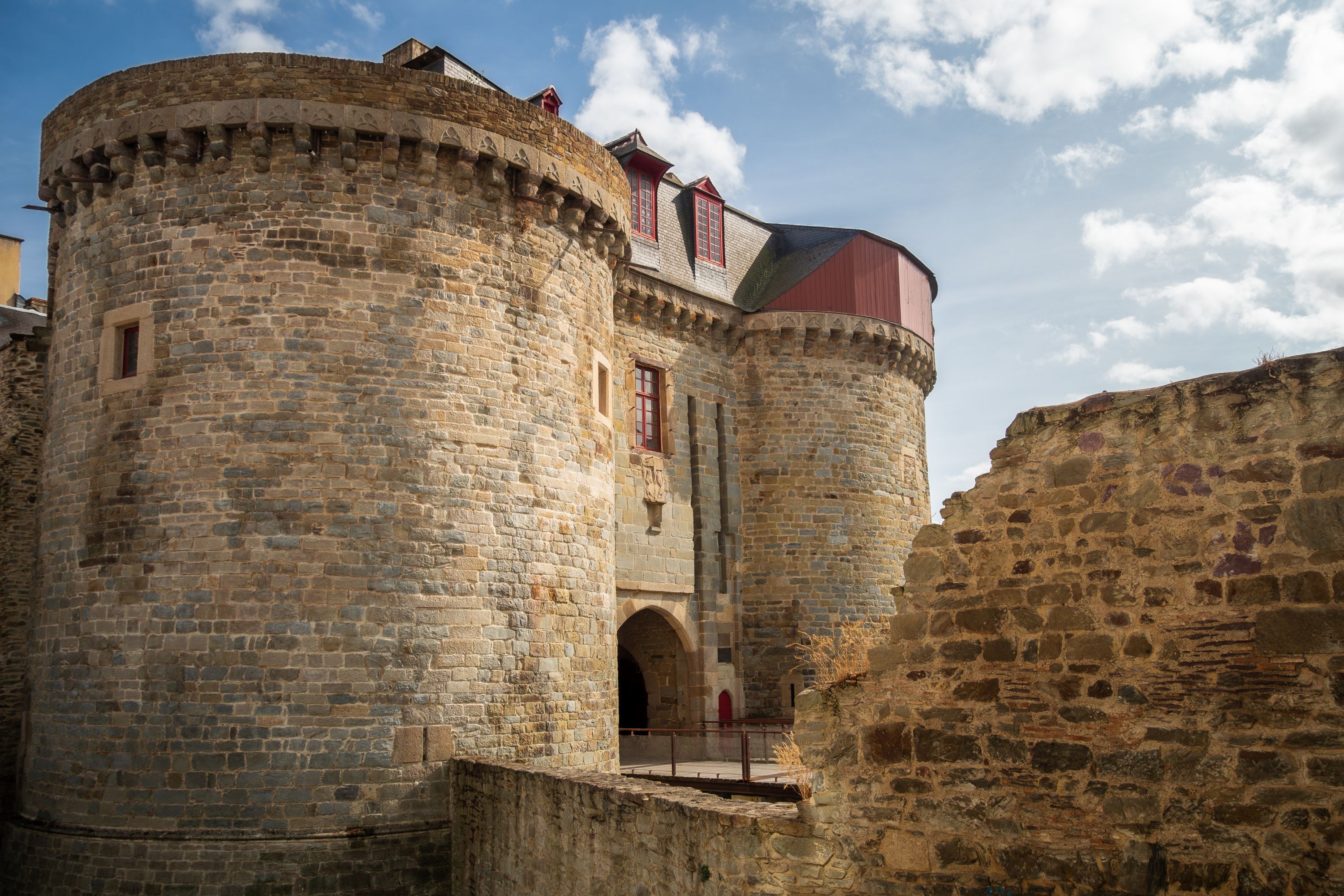 Medieval Portes Mordelaises in Rennes, Brittany, France