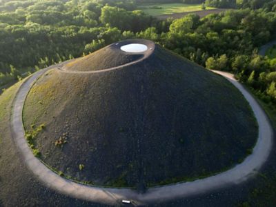 Terril dans le bassin minier du Nord