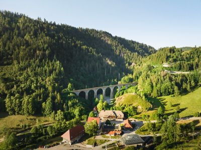Pont de Ravenne, viaduc ferroviaire au-dessus de Breitnau