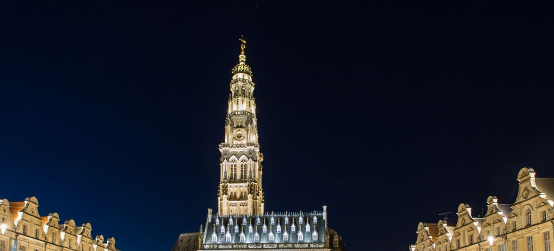 Arras City Hall by Night