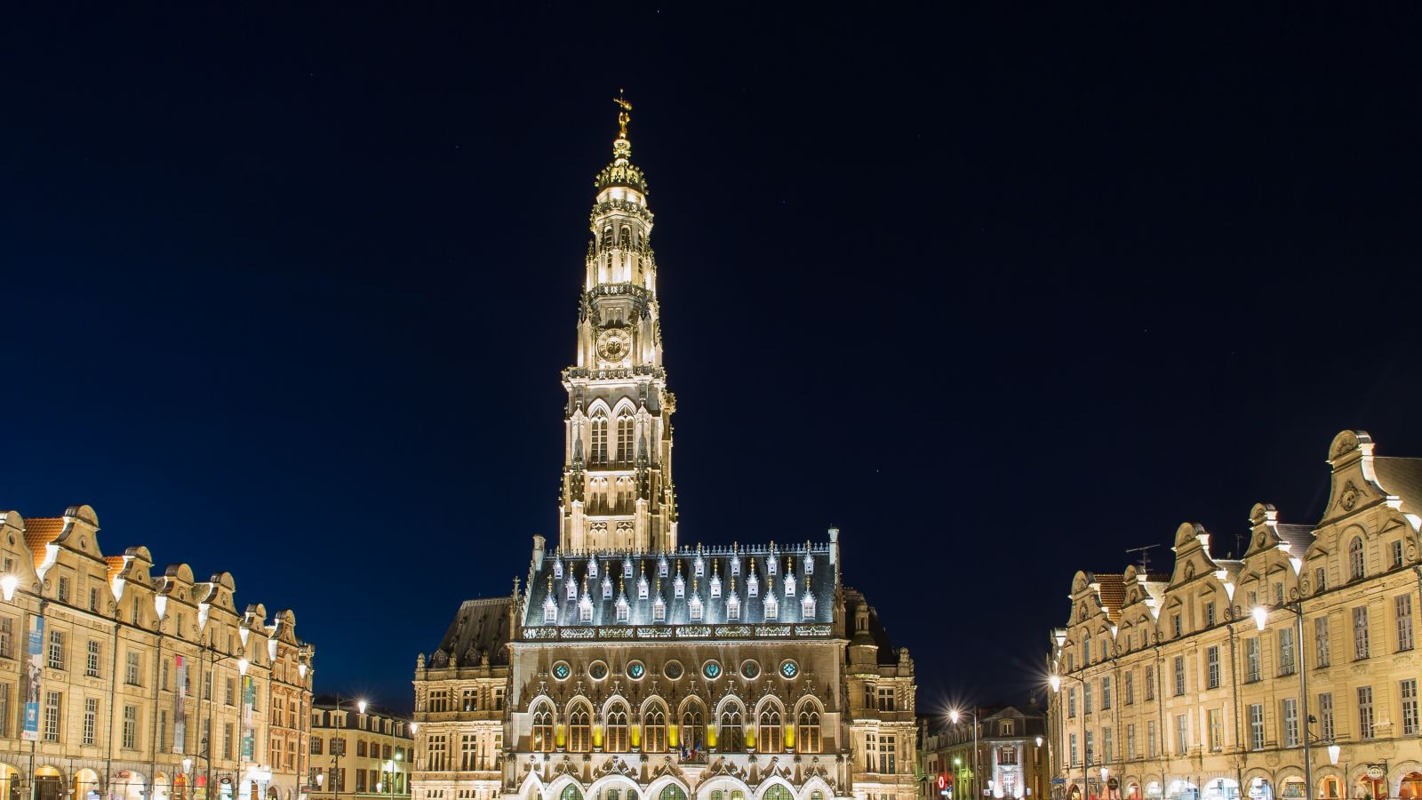 Arras City Hall by Night