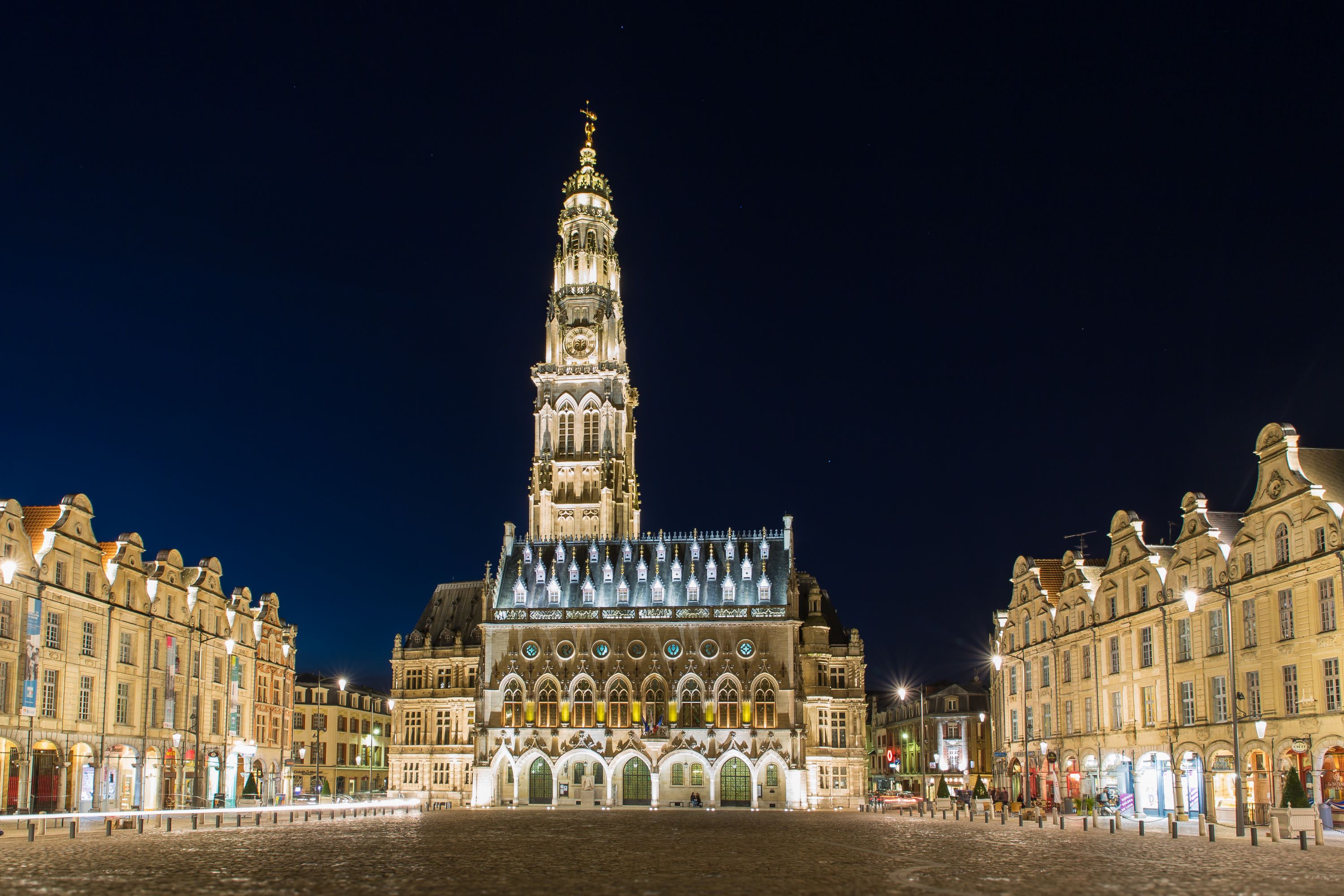 Arras City Hall by Night