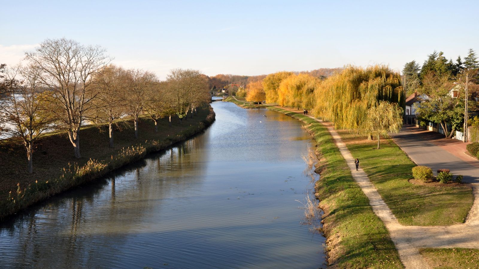 Autumn Tranquility along the Briare Canal, France
