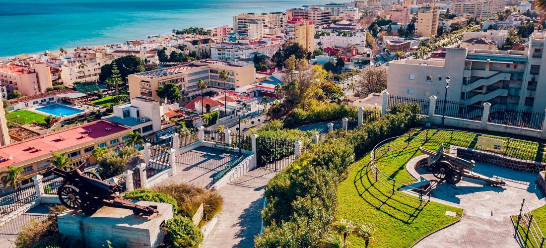 Panoramic View of the Torremolinos Coast