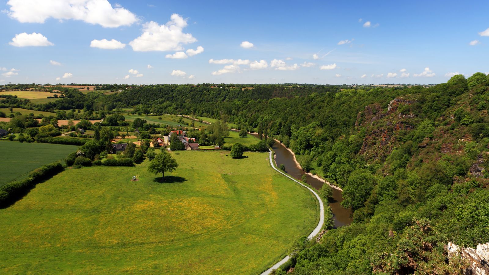Vire River Valley Vista, Normandy, France