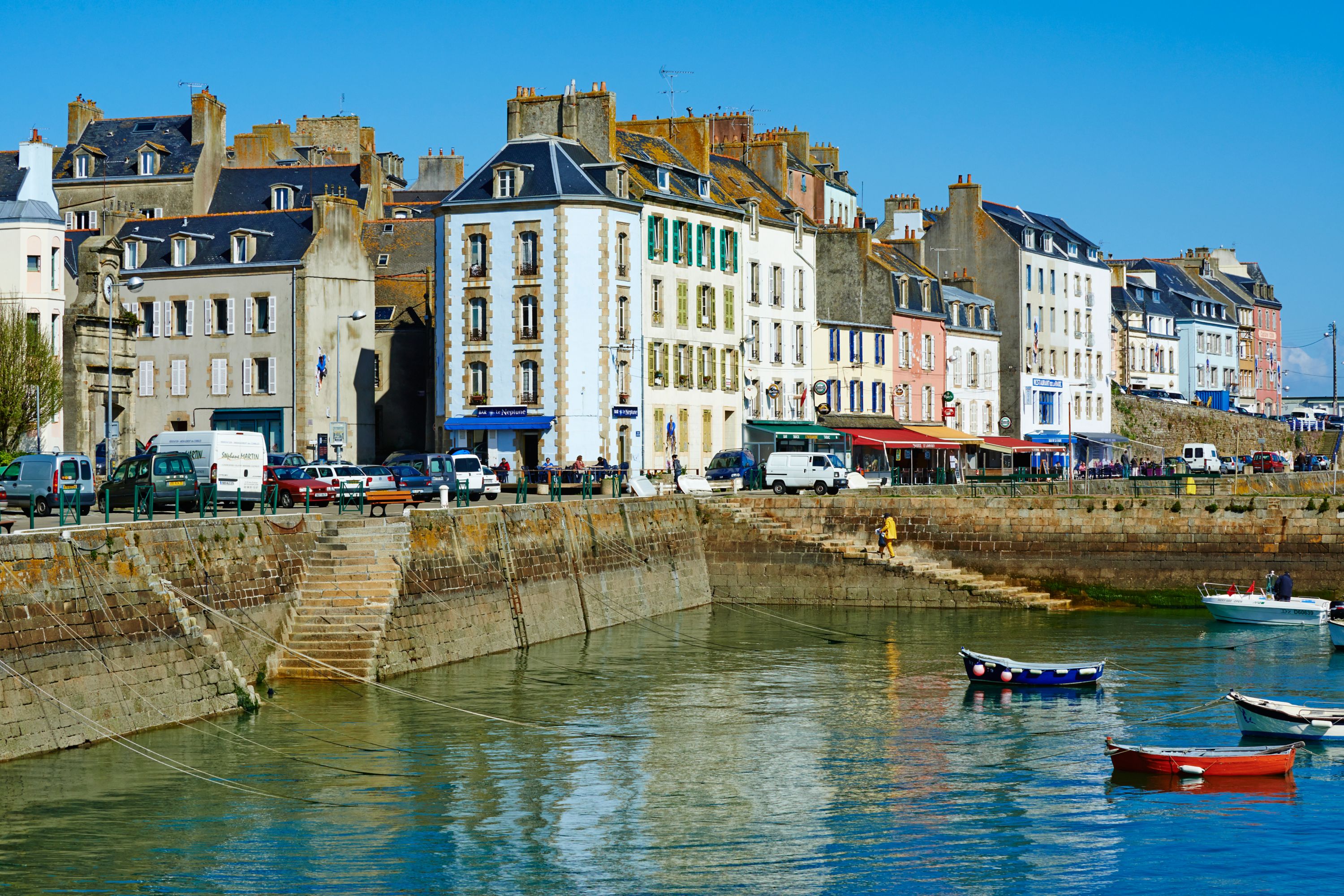 Douarnenez Harbor, Brittany, France: A Sunny Day