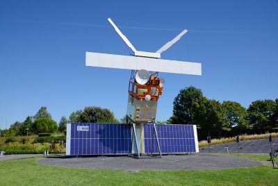 Réplique du satellite d’observation ERS à la Cité de l'espace