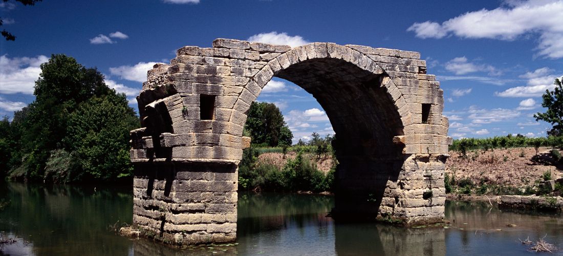 Ancient Roman Bridge near Via Domitia