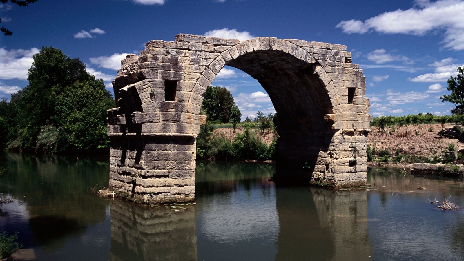 Ancient Roman Bridge near Via Domitia
