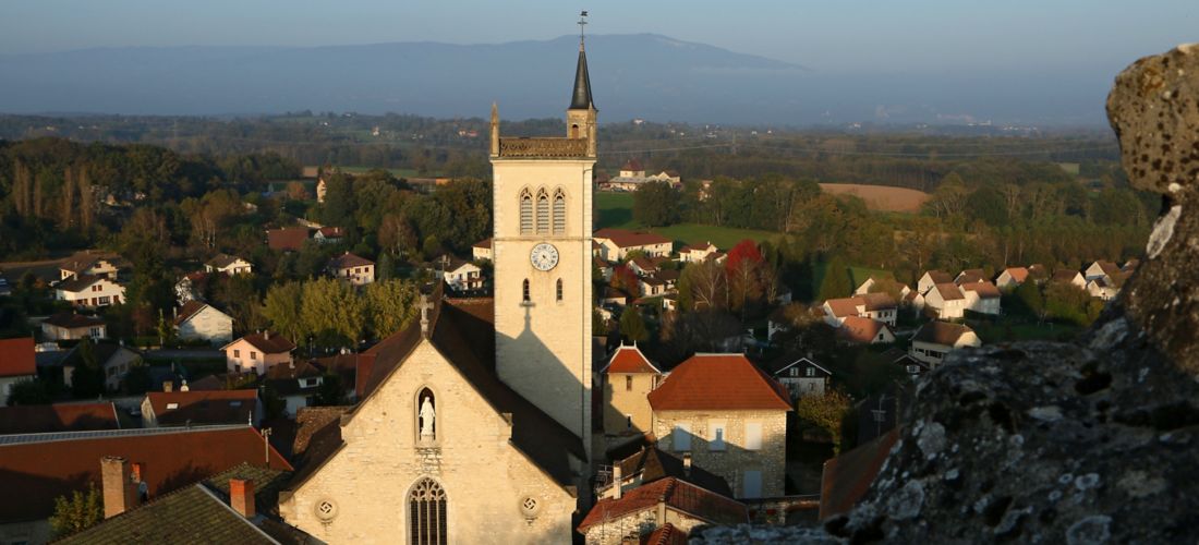 Charming Morestel: A French Medieval Town Bathed in Sunlight