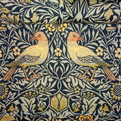 An Arts and Crafts textile depicting two birds at Wightwick Manor, Wolverhampton