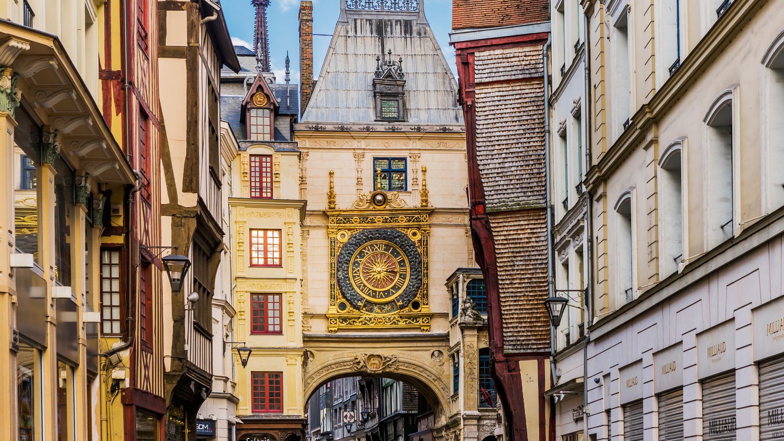 The Gros Horloge (Big Clock) in Seine Maritime