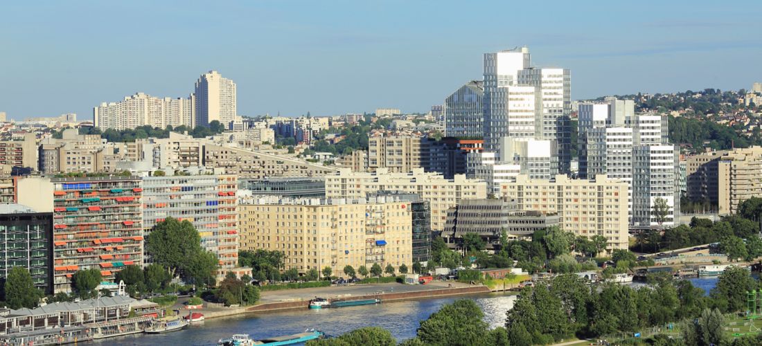 Parisian Sunset: Boulogne Billancourt and the Seine