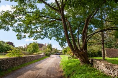 Kelmscott village near Cheltenham, once home of Arts and Crafts designer William Morris 