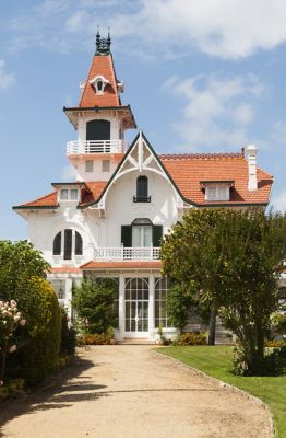Villa avec jardin dans la Ville d'Hiver, quartier à Arcachon