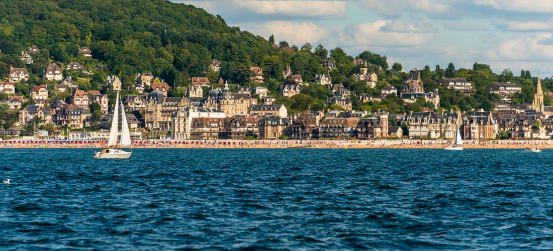 Seaside View of Houlgate, Normandy, France