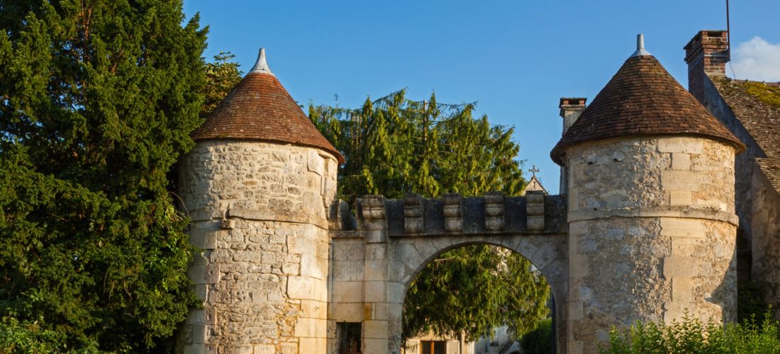 Historic Village Entrance, Saint Jean au Bois, France