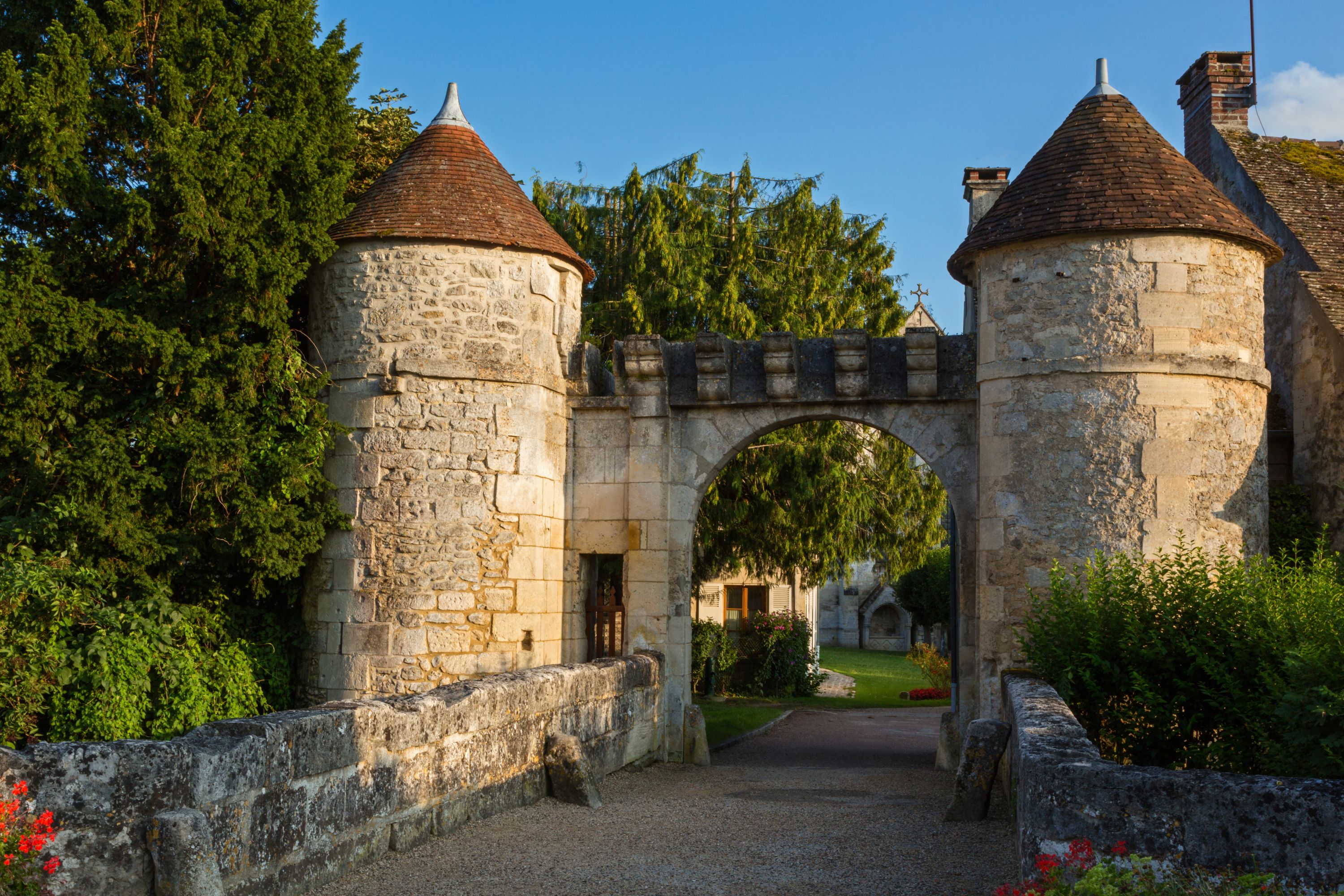 Historic Village Entrance, Saint Jean au Bois, France