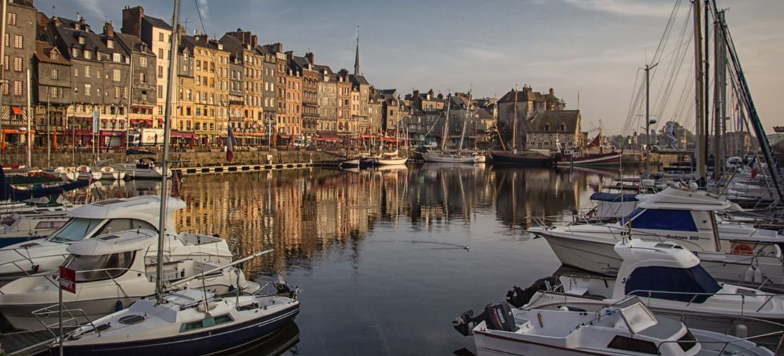 Honfleur Harbor at Golden Hour