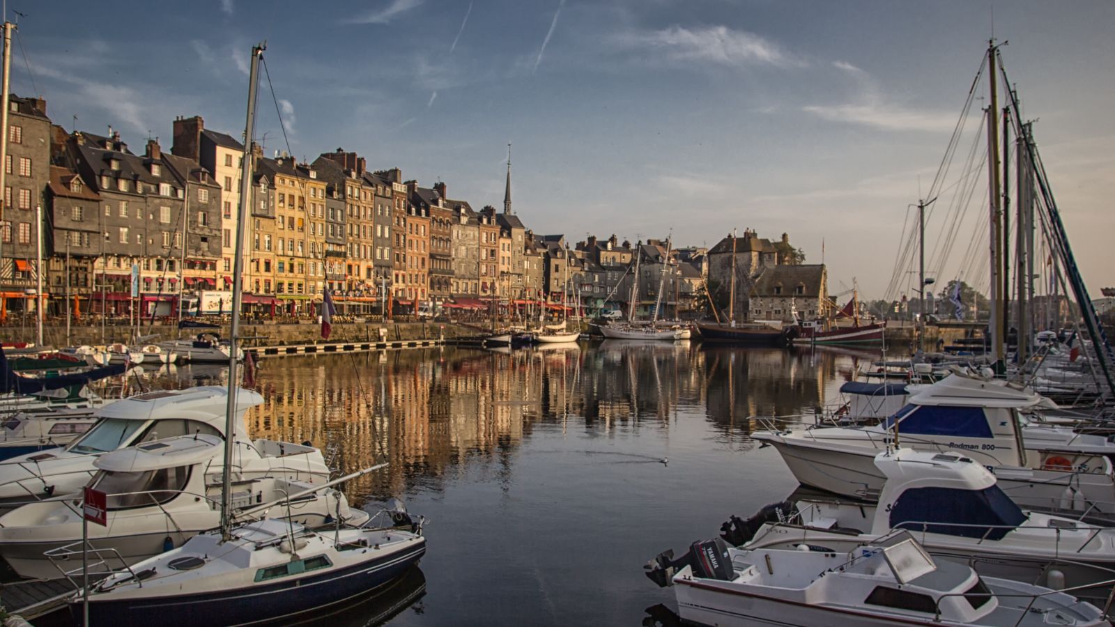 Honfleur Harbor at Golden Hour
