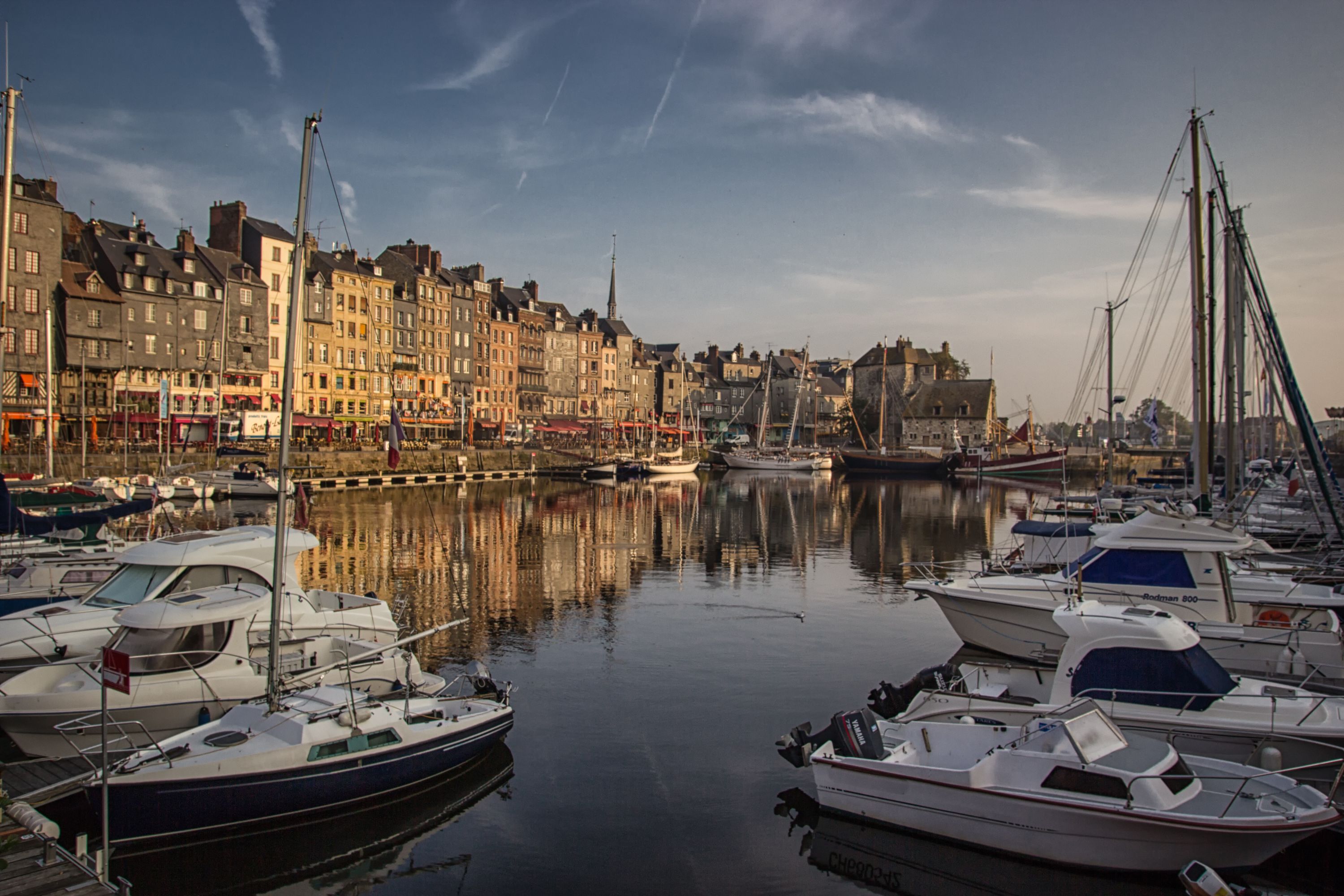 Honfleur Harbor at Golden Hour