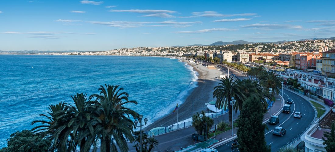 Nice Seafront Promenade Landscape