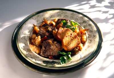 Carbonnade flamande, a traditional dish in the hilltop Flemish villages of northern France