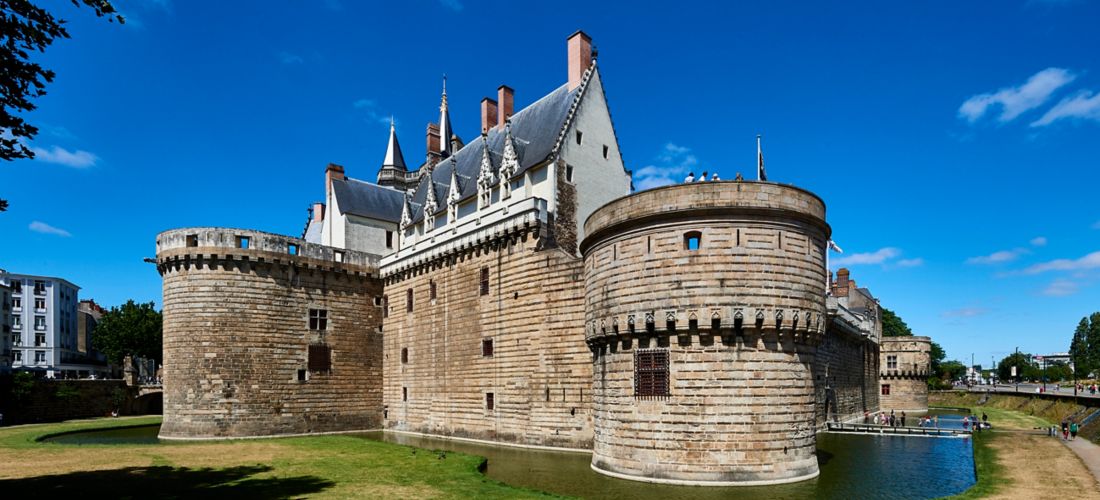 Sunny Day at the Castle of the Dukes of Brittany, Nantes