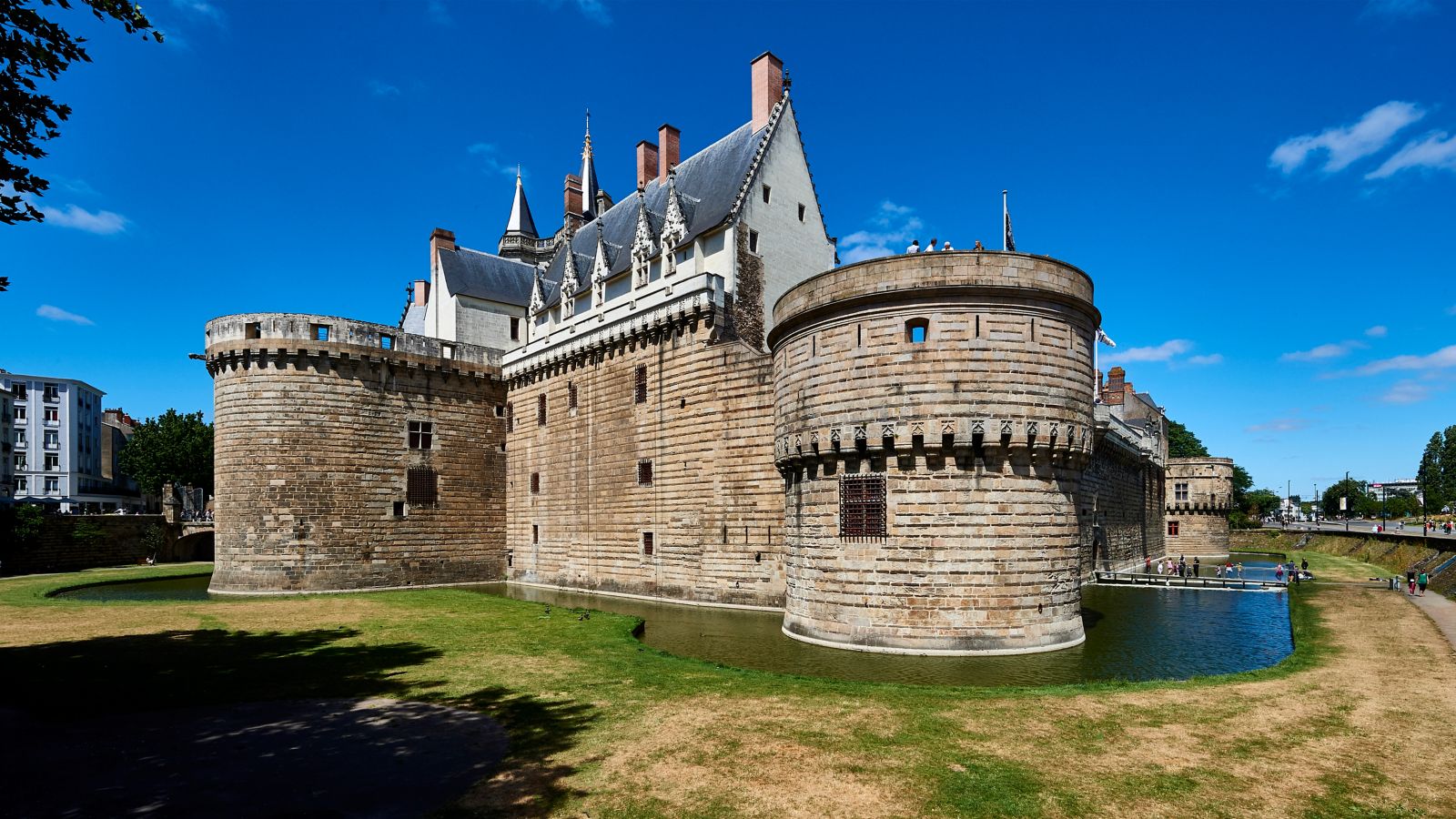 Sunny Day at the Castle of the Dukes of Brittany, Nantes