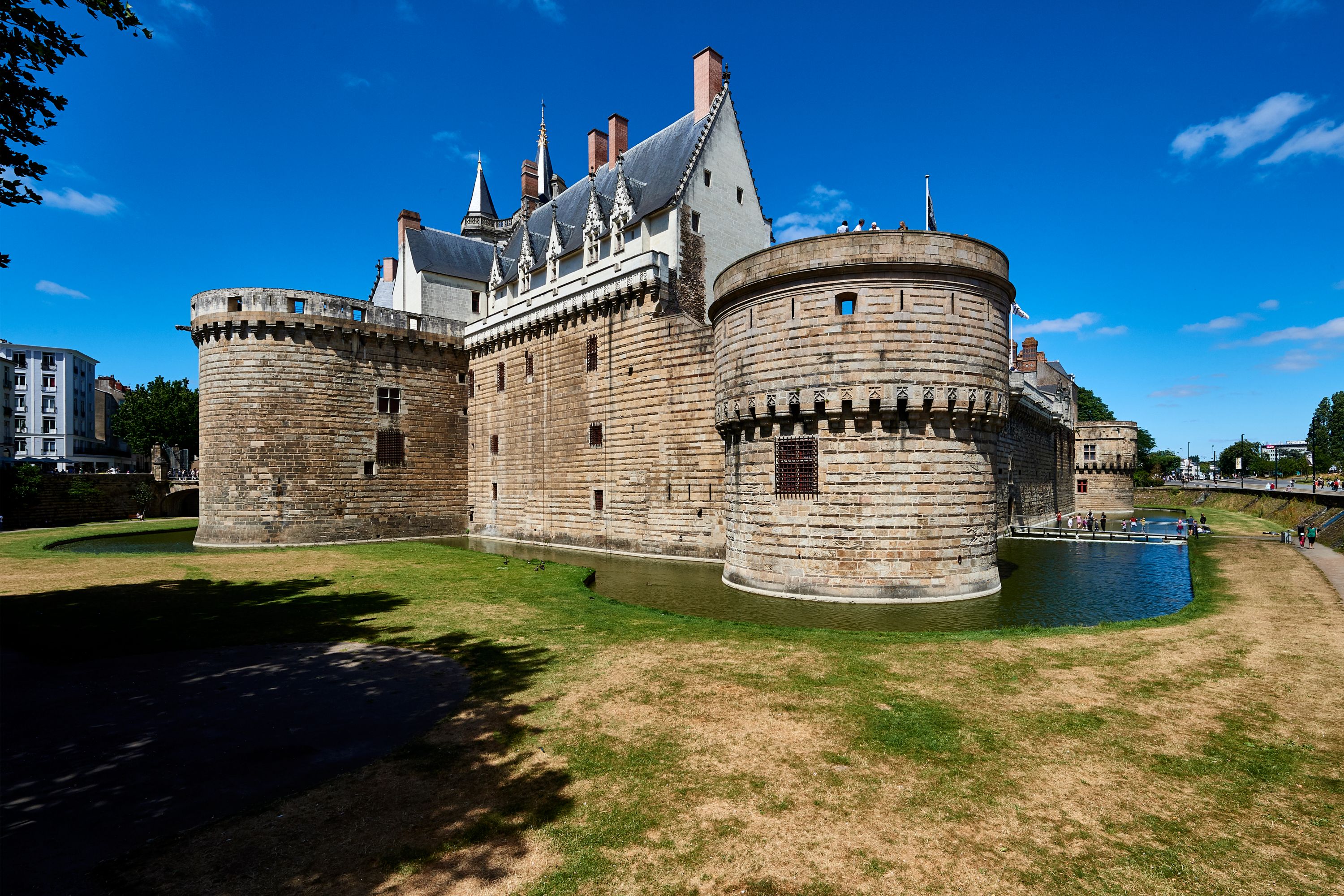 Sunny Day at the Castle of the Dukes of Brittany, Nantes