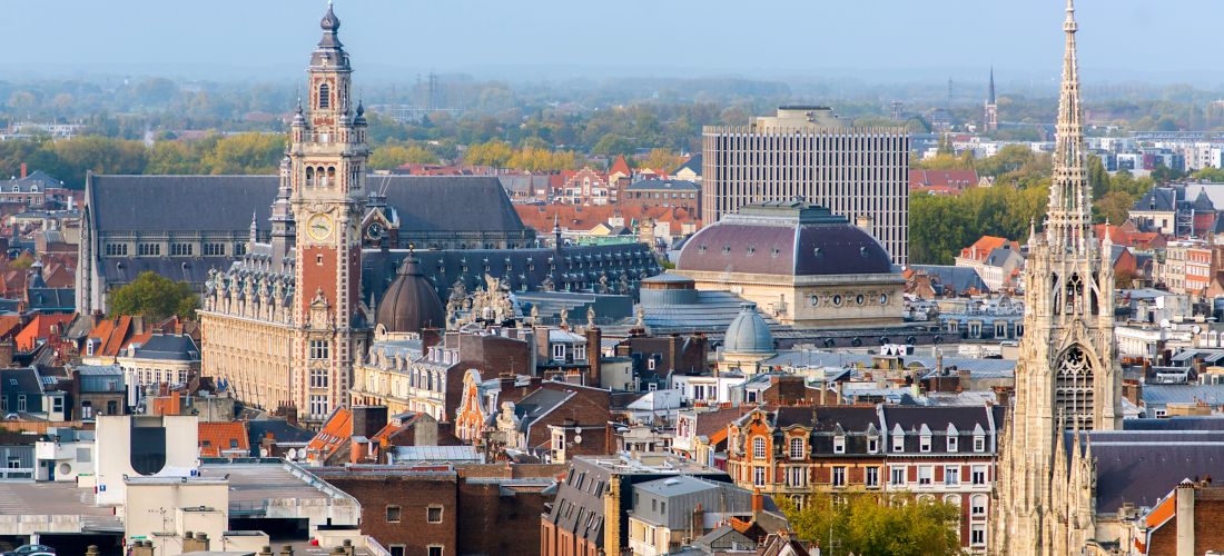 Lille City Center: Chamber of Commerce & St-Maurice Church