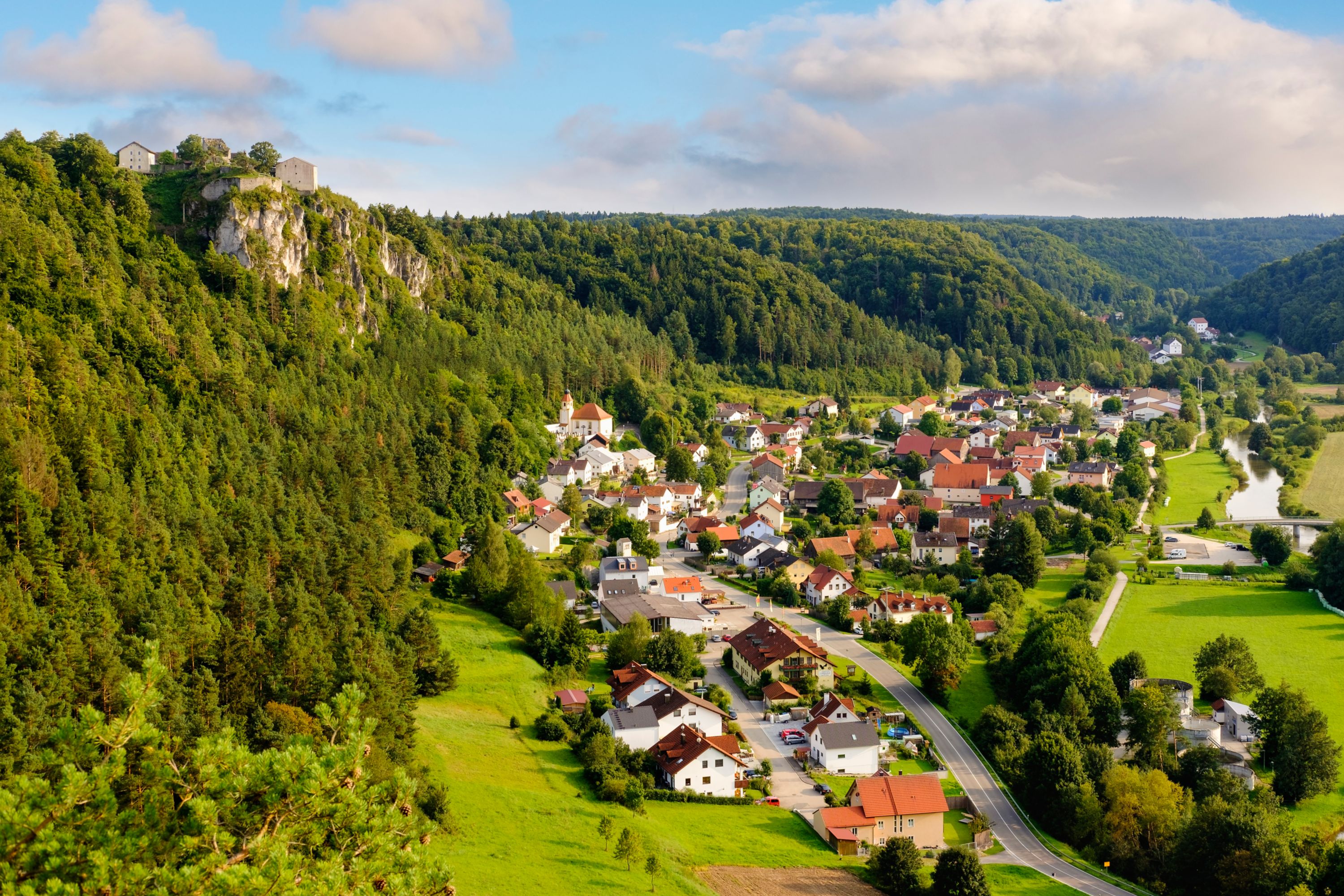 Arnsberg Village and Castle in Bavaria, Germany