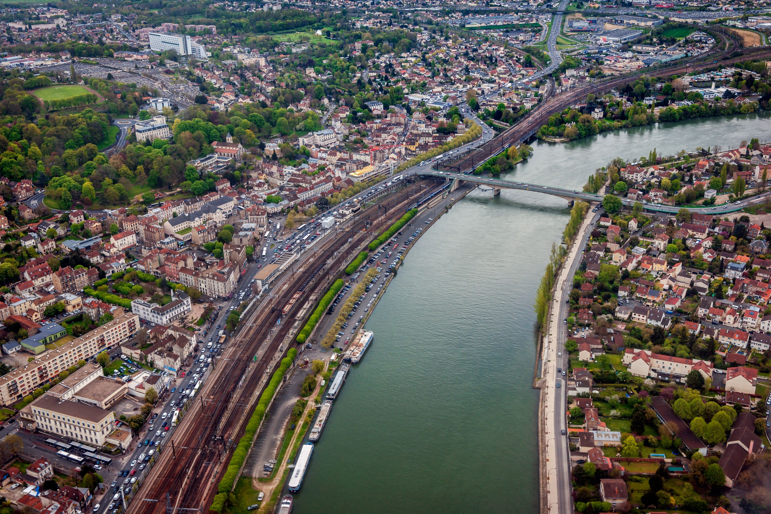 Parisian Suburbs: A Bird's-Eye View of Life Along the Seine