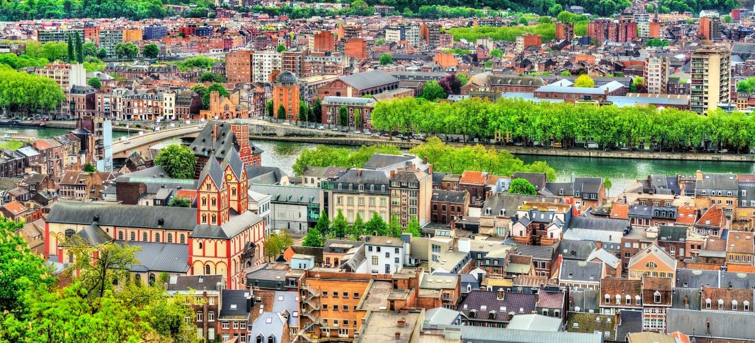 Panoramic View of Liege from the Citadel, Belgium