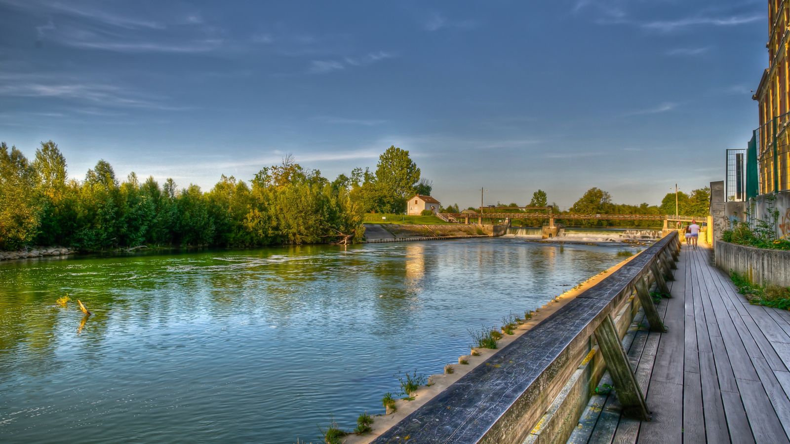 Riverside Stroll in Torcy, France