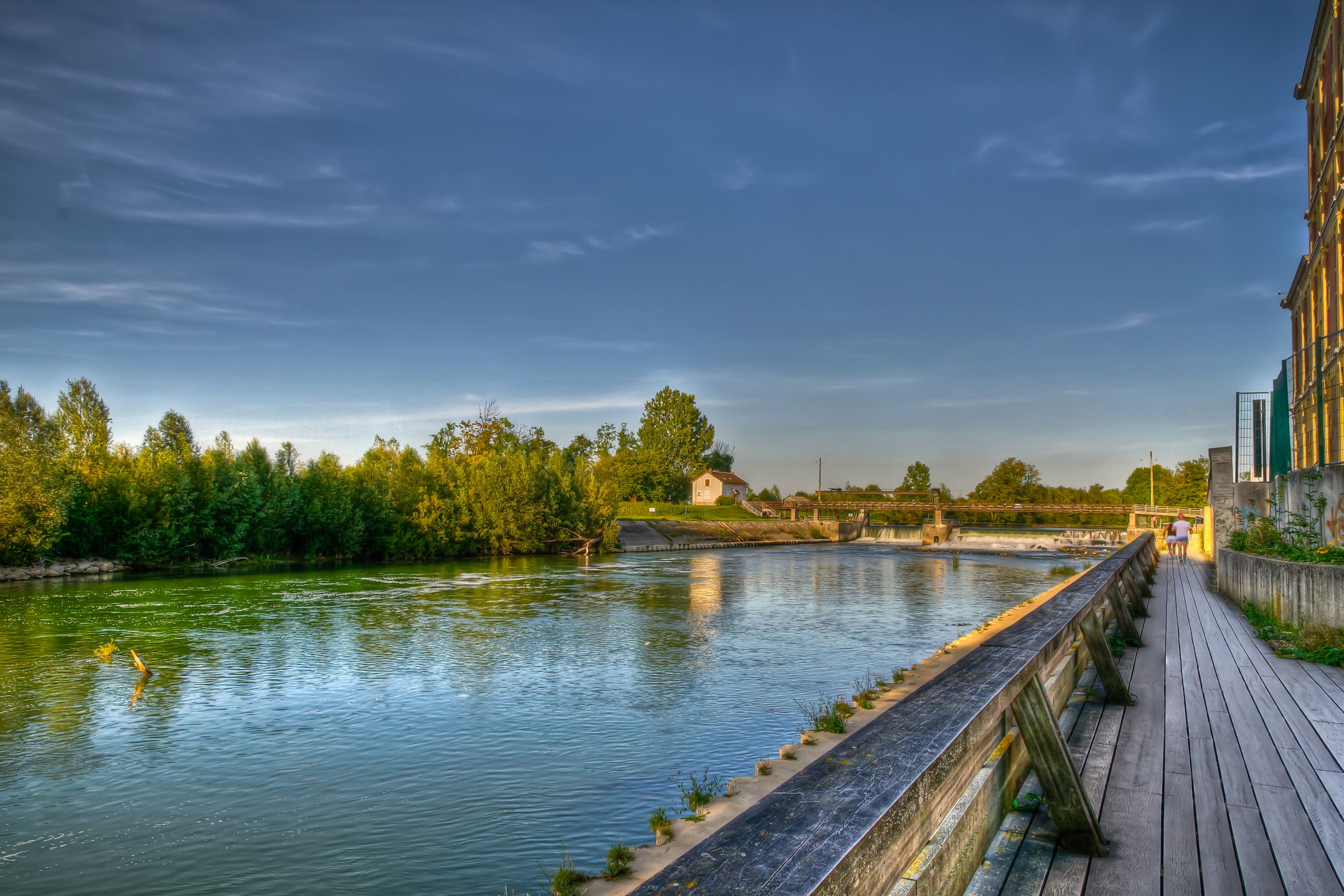 Riverside Stroll in Torcy, France