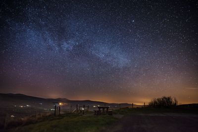 A clear night sky filled with thousands of stars, ideal for stargazing