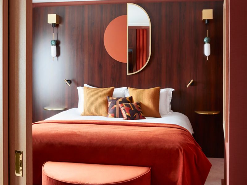 Stylish Hotel Room Interior