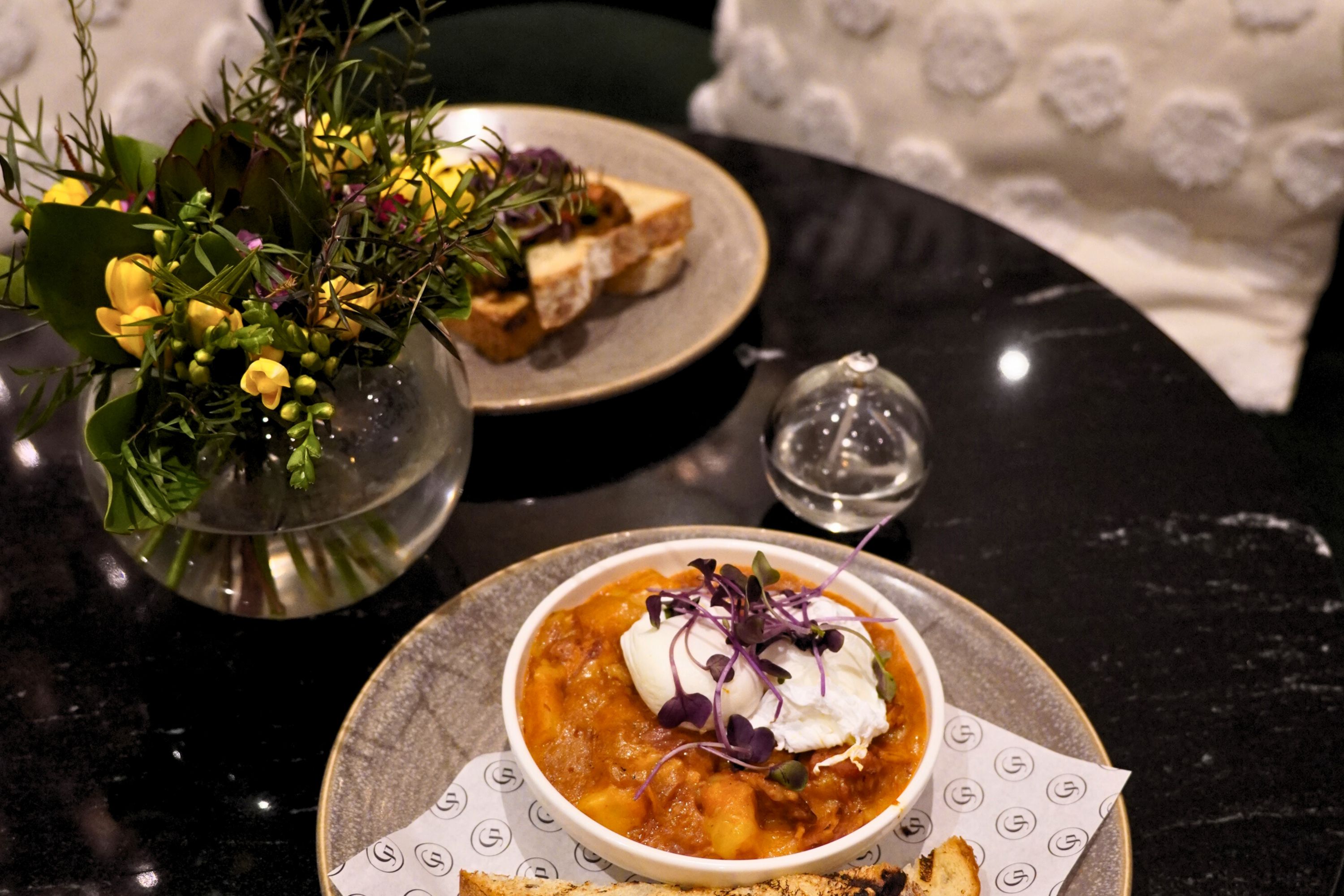 Hotel Dining: Stew and Toast